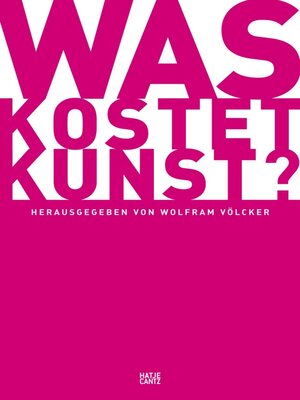 cover image of Was kostet Kunst?